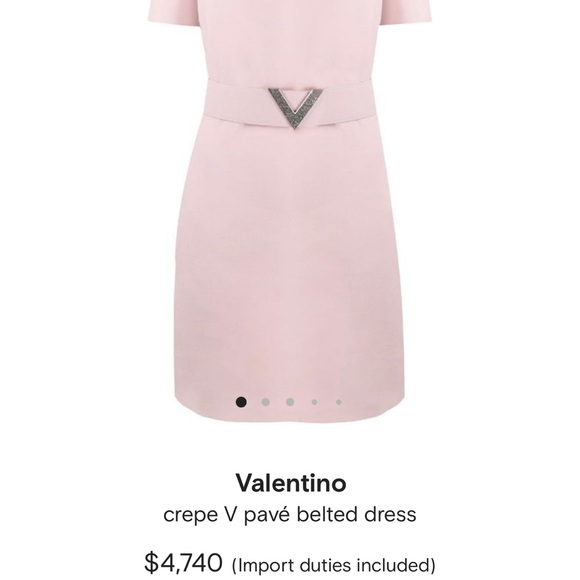 ❌SOLD❌Valentino
crepe V pavé belted dress 38 - Picture 8 of 15